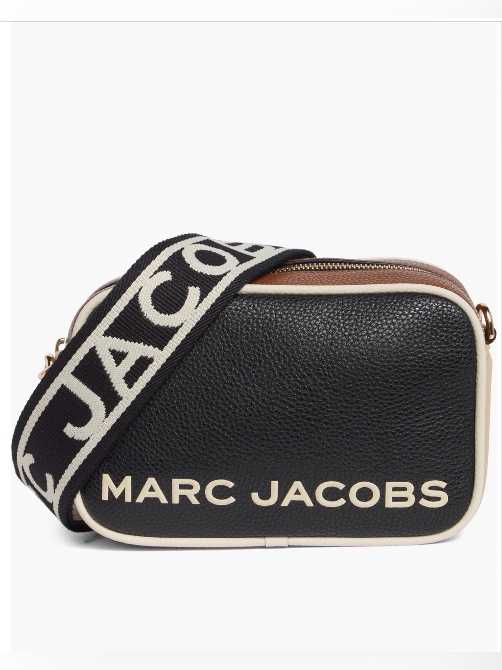 Marc Jacobs Flash Camera Bag Webbing Strap In Black Multi